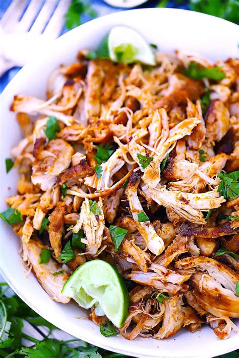 How many carbs are in mexican pulled chicken - calories, carbs, nutrition