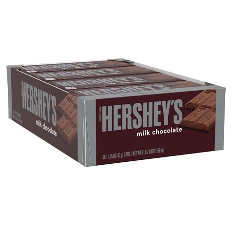 How many carbs are in milk chocolate bar - 1.55 oz. - calories, carbs, nutrition