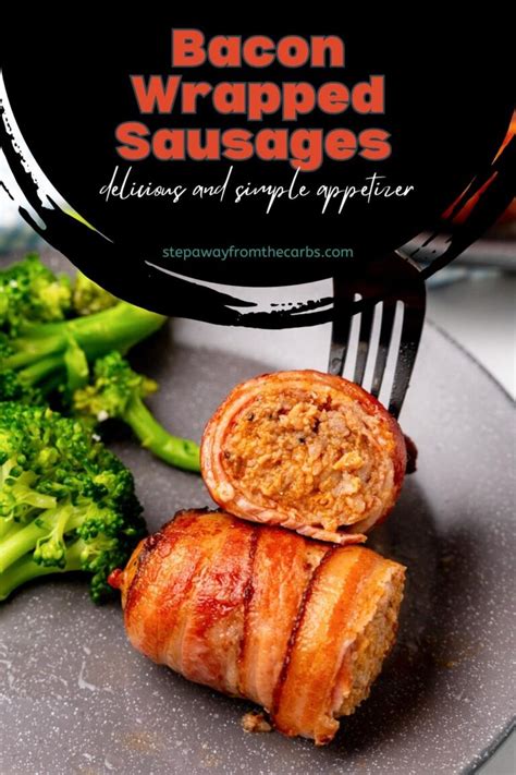 How many carbs are in mini bacon-wrapped sausages - calories, carbs, nutrition