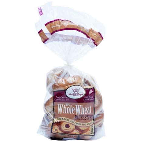 How many carbs are in mini bagel 100% whole wheat - calories, carbs, nutrition