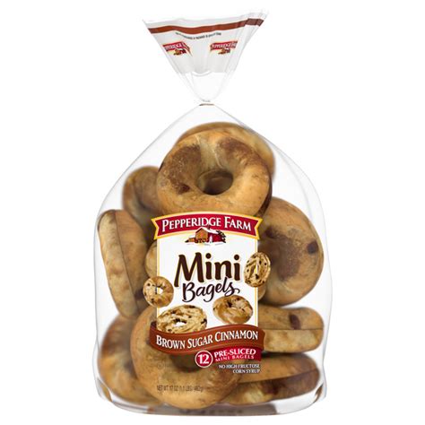 How many carbs are in mini bagels brown sugar cinnamon - calories, carbs, nutrition