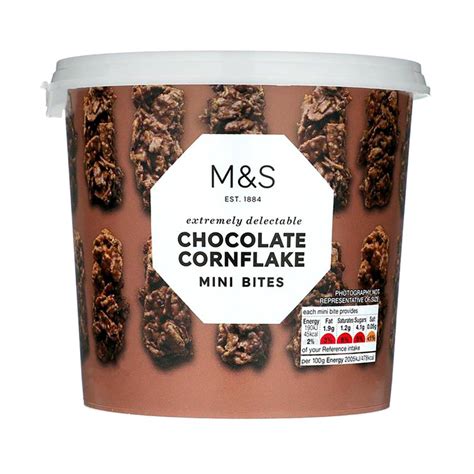 How many carbs are in mini bite - chocolate cornflake - calories, carbs, nutrition