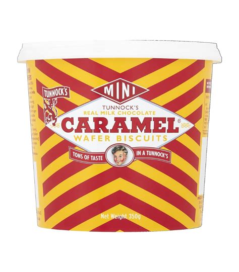 How many carbs are in mini caramel wafers - calories, carbs, nutrition