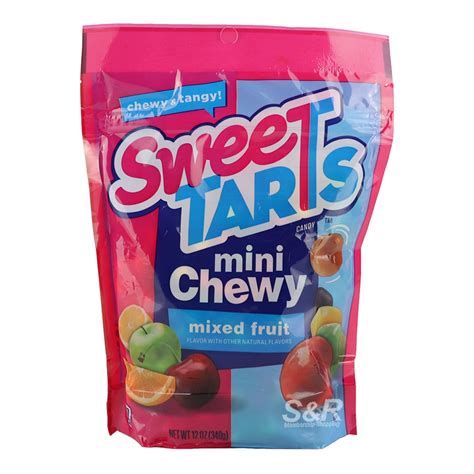 How many carbs are in mini chewy sweet tarts - calories, carbs, nutrition
