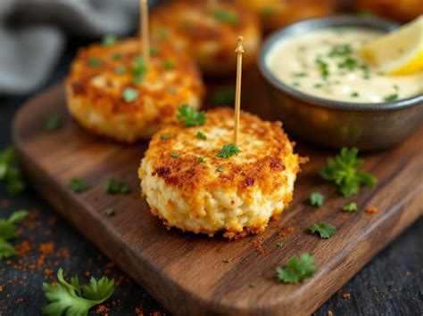 How many carbs are in mini crab cakes w/pepper sauce - calories, carbs, nutrition