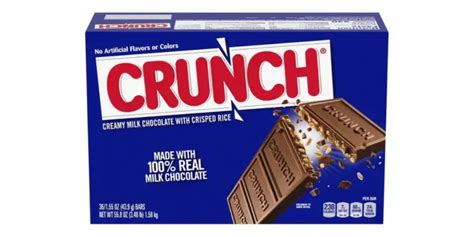 How many carbs are in mini crunch bar - calories, carbs, nutrition