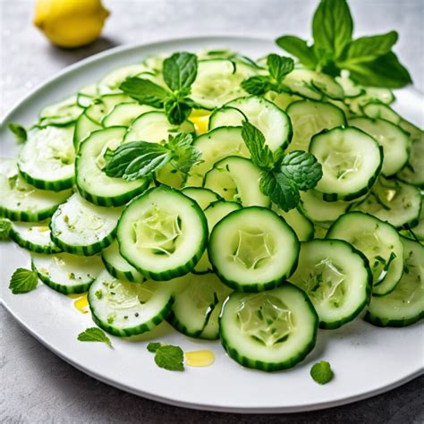 How many carbs are in minty cucumber salad - calories, carbs, nutrition