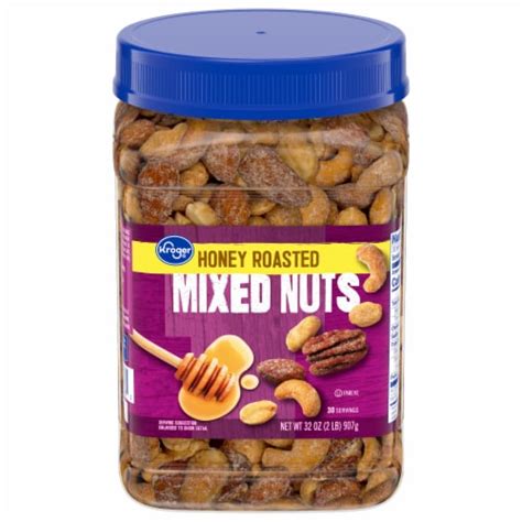 How many carbs are in mixed nuts honey roasted - calories, carbs, nutrition
