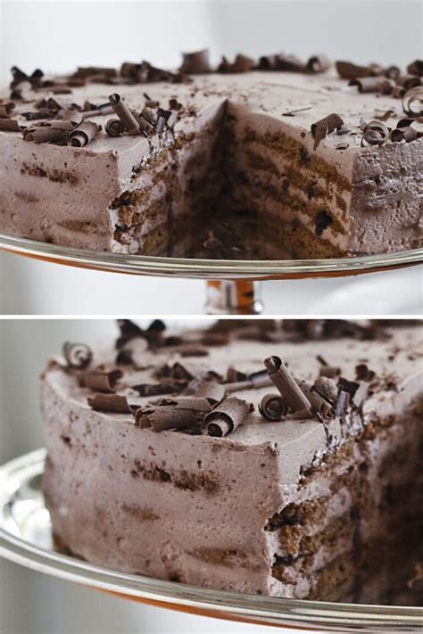 How many carbs are in mocha ice box cake - calories, carbs, nutrition
