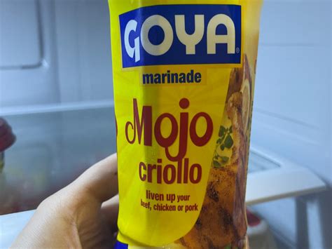 How many carbs are in mojo marinade - calories, carbs, nutrition