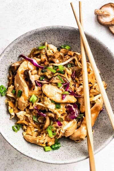 How many carbs are in moo shu chicken with asian fried rice - calories, carbs, nutrition