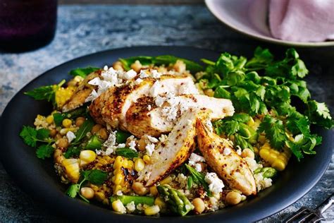 How many carbs are in moroccan chicken with corn salsa - calories, carbs, nutrition