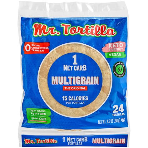 How many carbs are in multi-grain tortilla - calories, carbs, nutrition
