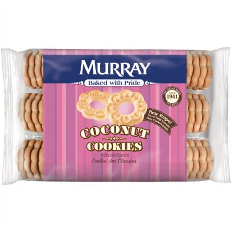 How many carbs are in murray, cookie jar classics, coconut bars cookies - calories, carbs, nutrition