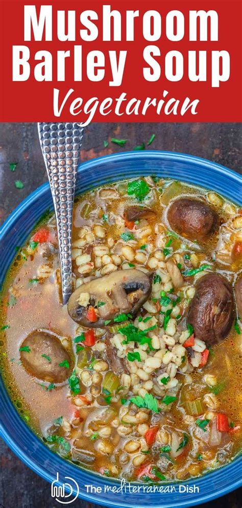 How many carbs are in mushroom and barley soup (11076.4) - calories, carbs, nutrition