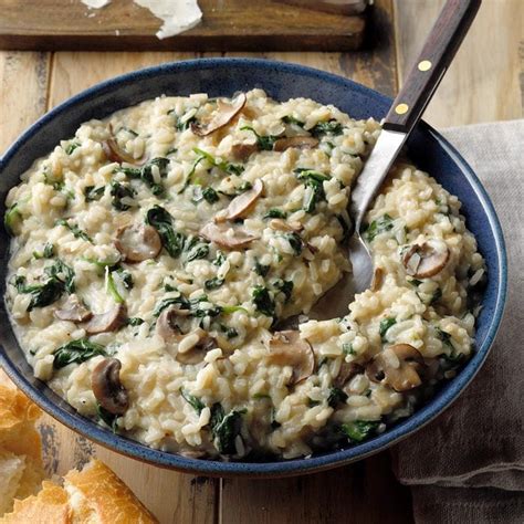 How many carbs are in mushroom and spinach risotto - calories, carbs, nutrition