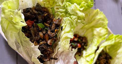 How many carbs are in mushroom lettuce wraps (70357.0) - calories, carbs, nutrition