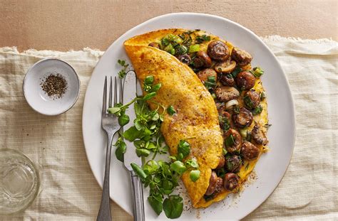 How many carbs are in mushroom omelet - calories, carbs, nutrition