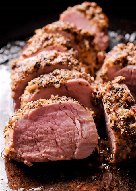 How many carbs are in mustard seed crusted pork tenderloin medallions - calories, carbs, nutrition