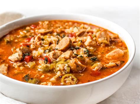 How many carbs are in my soup - grilled chicken and sausage gumbo - calories, carbs, nutrition
