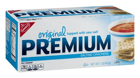 How many carbs are in nabisco premium saltines - calories, carbs, nutrition