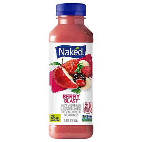 How many carbs are in naked juice, berry blast, 152 oz - calories, carbs, nutrition