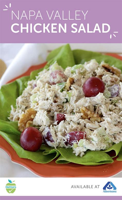 How many carbs are in napa valley chicken salads - calories, carbs, nutrition