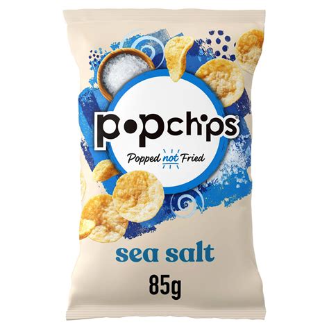 How many carbs are in natural popped chips - sea salt - calories, carbs, nutrition