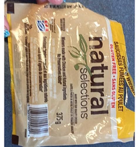 How many carbs are in natural selections chicken wieners - calories, carbs, nutrition