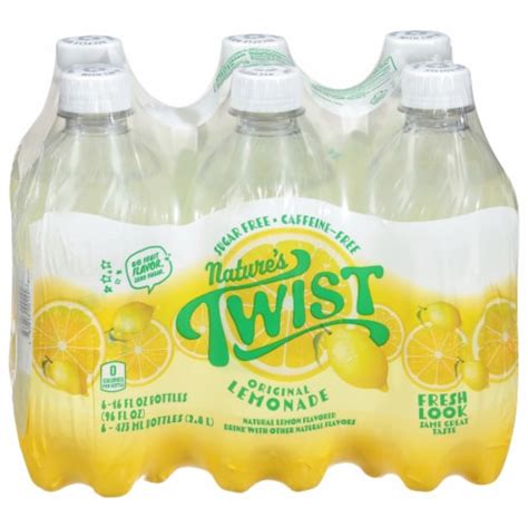 How many carbs are in nature's twist lemonade - calories, carbs, nutrition