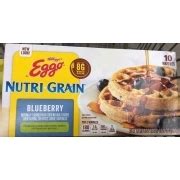 How many carbs are in nutri-grain blueberry waffles - calories, carbs, nutrition
