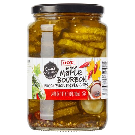 How many carbs are in old new england sweet and sour maple ninja pickles (chips) - calories, carbs, nutrition