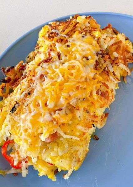 How many carbs are in omelet combo with hashbrowns and coffee - calories, carbs, nutrition