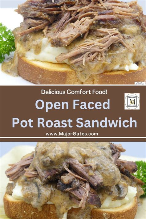 How many carbs are in open faced pot roast sandwich (7745.12) - calories, carbs, nutrition