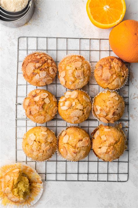 How many carbs are in orange almond muffin (48754.43) - calories, carbs, nutrition