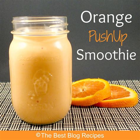 How many carbs are in orange push up smoothie - calories, carbs, nutrition
