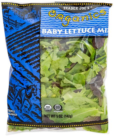 How many carbs are in organic baby lettuce mix - calories, carbs, nutrition