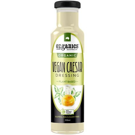 How many carbs are in organic creamy caesar dressing - calories, carbs, nutrition