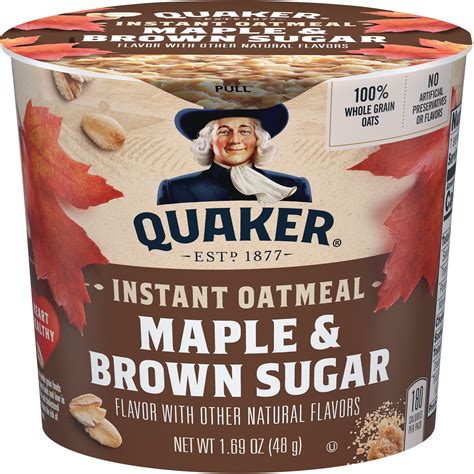 How many carbs are in organic instant oatmeal maple - calories, carbs, nutrition