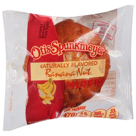 How many carbs are in otis spunkmeyer banana muffin, reduced fat - calories, carbs, nutrition