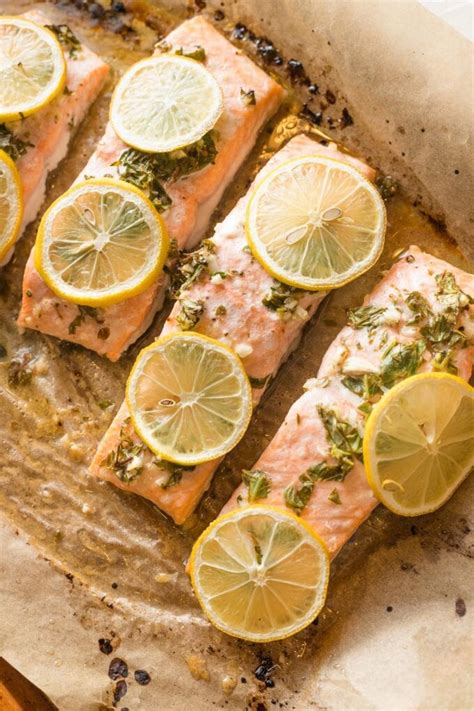 How many carbs are in oven roasted citrus herb salmon - calories, carbs, nutrition