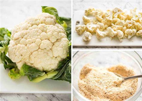 How many carbs are in parmesan crusted cauliflower - calories, carbs, nutrition