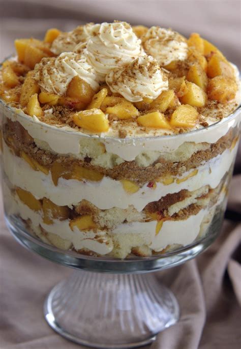 How many carbs are in peach cobbler trifle - calories, carbs, nutrition