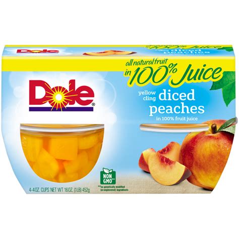 How many carbs are in peach juice pack diced drained 2 tbsp - calories, carbs, nutrition