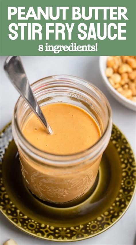 How many carbs are in peanut butter stir-fry sauce - calories, carbs, nutrition