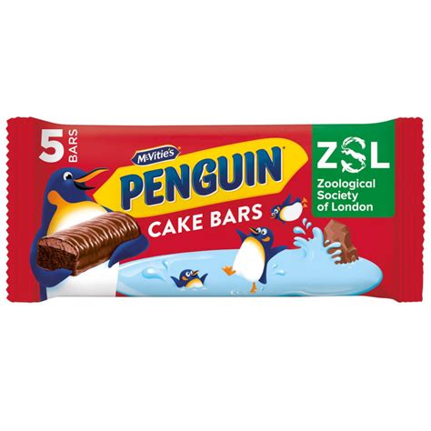 How many carbs are in penguin cake bar - calories, carbs, nutrition