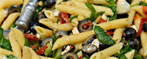 How many carbs are in penne with spinach, feta and olives - calories, carbs, nutrition