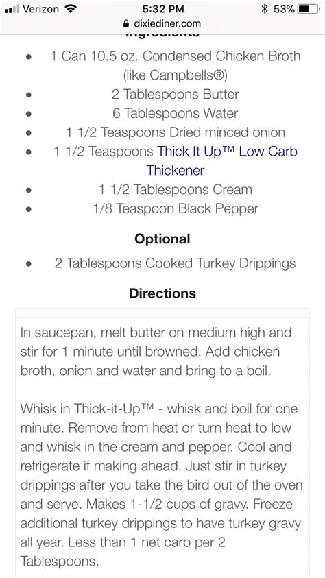 How many carbs are in peppered turkey gravy - calories, carbs, nutrition