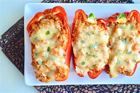 How many carbs are in peppers tricolor stuffed turkey quinoa - calories, carbs, nutrition