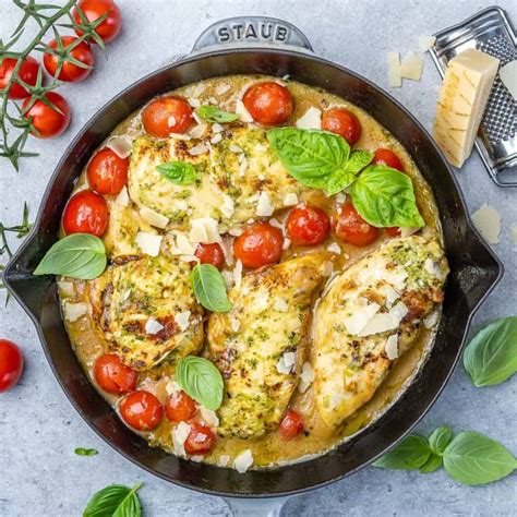 How many carbs are in pesto chicken - calories, carbs, nutrition